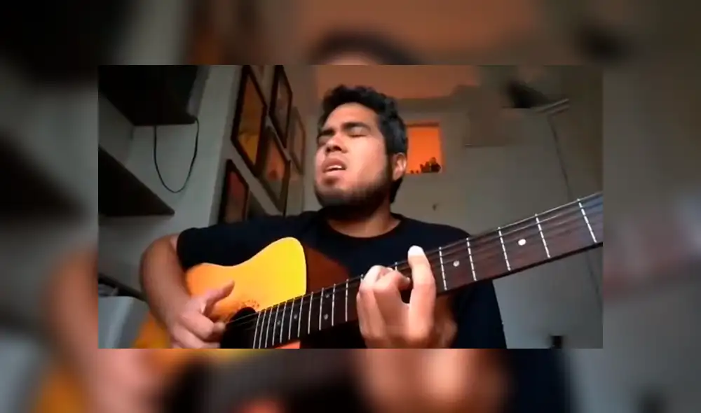 En Facebook, un joven peruano interpretó la popular canción de la agrupación de cumbia y causó furor.