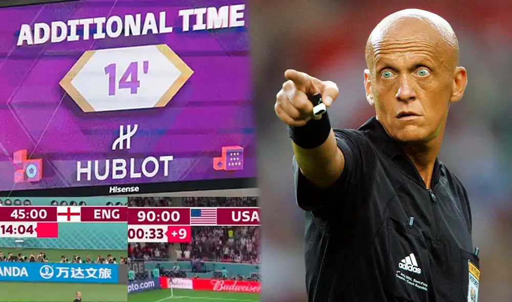 La Copa del Mundo Qatar 2022 ha sorprendido por la gran cantidad de minutos que se añaden en los partidos. Foto: composición de La República/AFP La Copa del Mundo Qatar 2022 ha sorprendido por la gran cantidad de minutos que se añaden en los partidos. Foto: composición de La República/AFP