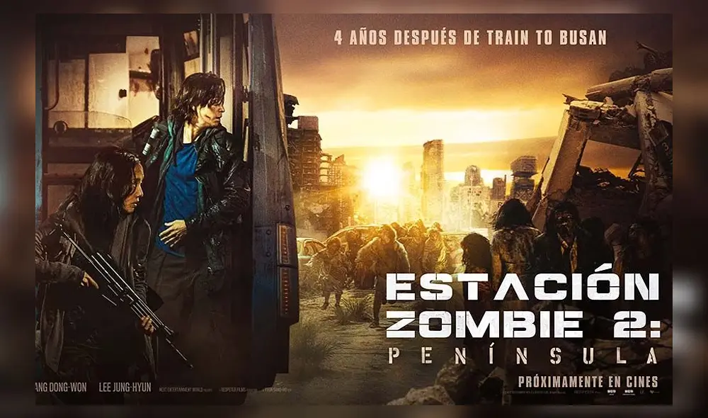 Estación Zombie 2: Península, es una de las películas de terror más esperadas del 2020.