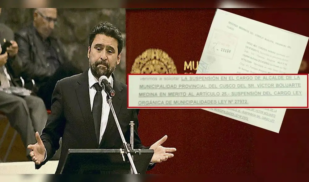 Cusco: Inician proceso de suspensión contra alcalde Vìctor Boluarte Cusco: Inician proceso de suspensión contra alcalde Vìctor Boluarte