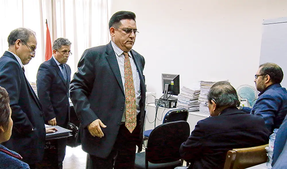 Esta vez no asistió. En agosto del 2019, Miguel Arévalo "Eteco" sí concurrió al 5° juzgado. Crédito: John Reyes Esta vez no asistió. En agosto del 2019, Miguel Arévalo "Eteco" sí concurrió al 5° juzgado. Crédito: John Reyes