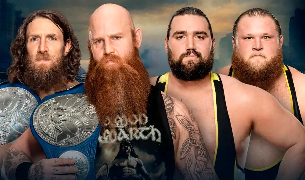 Daniel Bryan y Rowan vs. Heavy Machinery