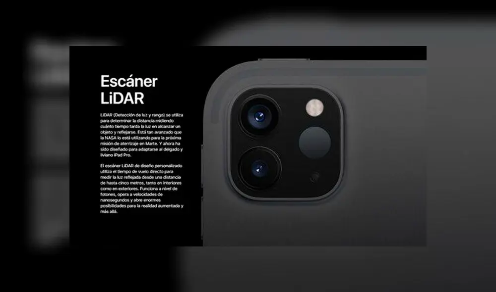 El iPhone 12 Pro tendrá escáner LiDAR.