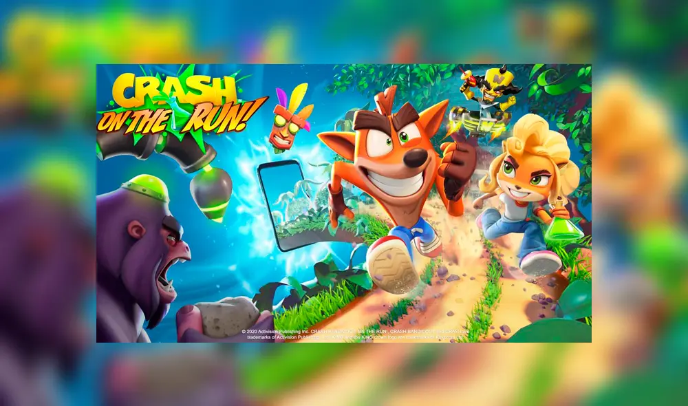 Anunciado Crash on the Run, videojuego gratis para Android y iPhone. Foto: King. Anunciado Crash on the Run, videojuego gratis para Android y iPhone. Foto: King.