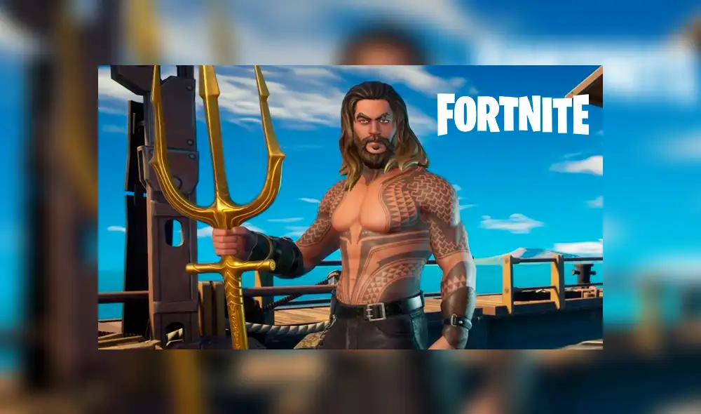 Guía para encontrar el tridente de Fortnite y desbloquear la nueva skin de Aquaman. Foto: composición La República.