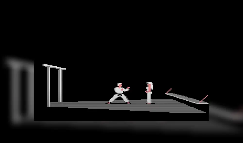 Desliza para ver los finales de Karateka, uno de los videojuegos más populares de la NES. Foto: Captura. Desliza para ver los finales de Karateka, uno de los videojuegos más populares de la NES. Foto: Captura.