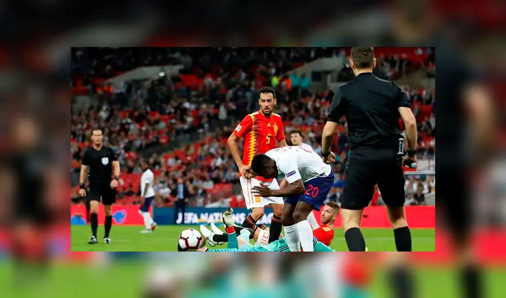 El gol anulado a Danny Welbeck que generó polémica en el España vs Inglaterra [VIDEO]