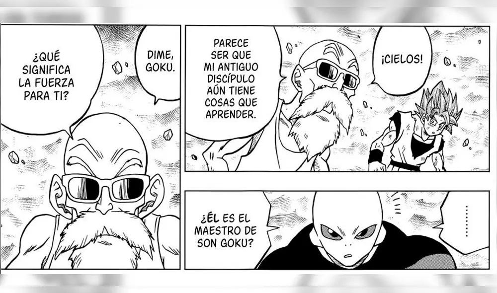 Los antiguos maestros de Gokú le habían enseñado el Ultra Instinto antes que Wiss. Foto: Manga Plus