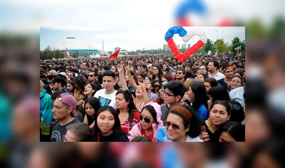 Chile: miles de personas acuden al concierto “El derecho de vivir en paz” [FOTOS y VIDEO]