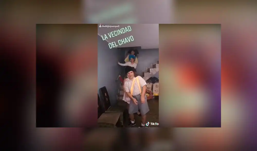 Desliza las imágenes para ver la peculiar parodia que hizo esta familia peruana de la 'Bonita Vecindad'. Foto: Nataly Bajonero/TikTok Desliza las imágenes para ver la peculiar parodia que hizo esta familia peruana de la 'Bonita Vecindad'. Foto: Nataly Bajonero/TikTok