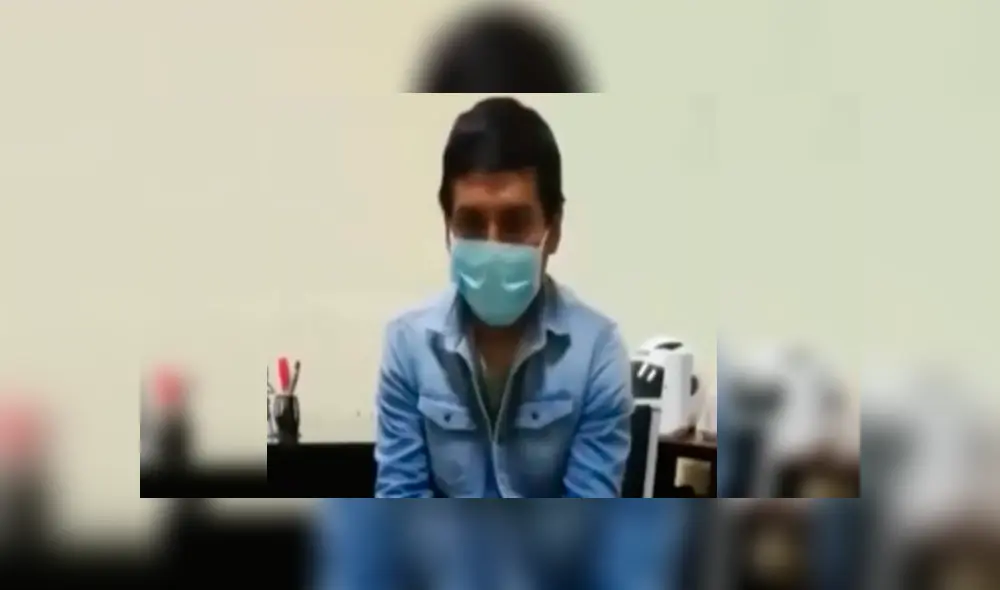 Sujeto que rociaba ácido fue detenido por la PNP. Foto: Captura