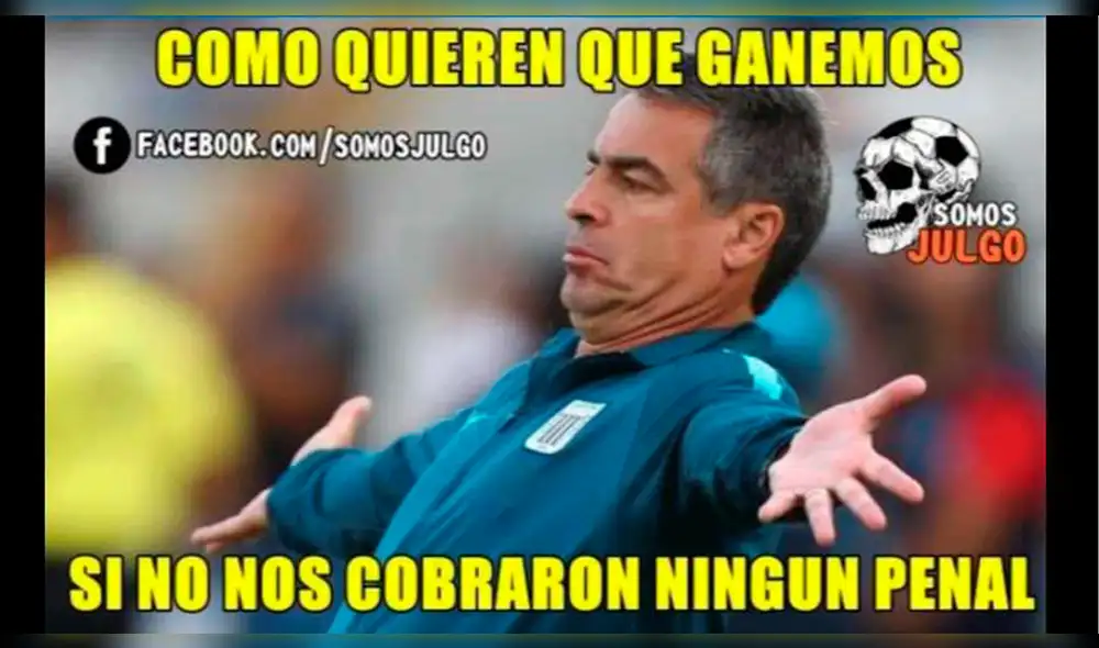 Universitario vs Alianza Lima: memes tras la derrota blanquiazul en el estadio Monumental. Foto: Facebook