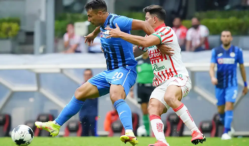 La Máquina recibe a Necaxa en el estadio Azteca. Foto: Cruz Azul