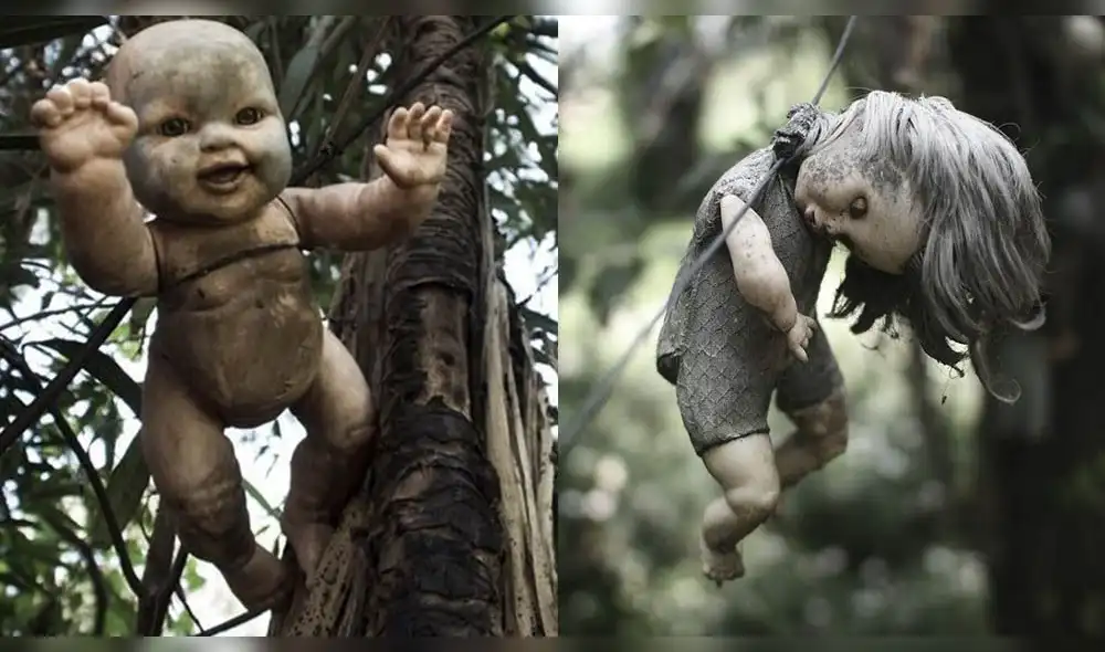  La escalofriante isla donde un hombre vive junto a más de 2 mil muñecas [FOTOS]