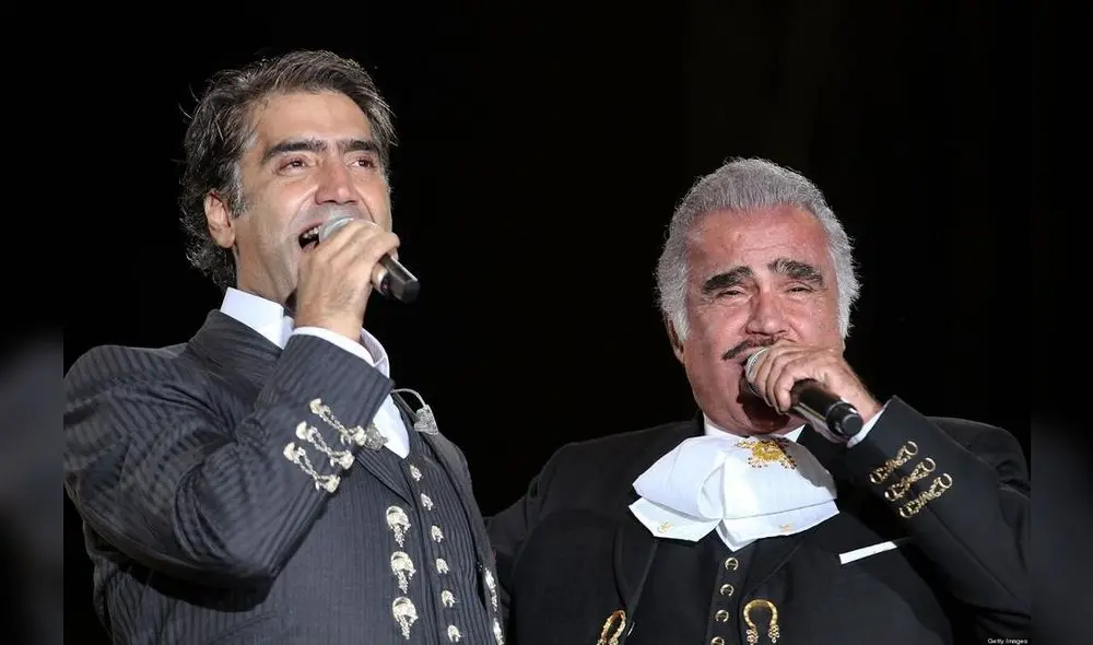 Alejandro y Vicente Fernández.