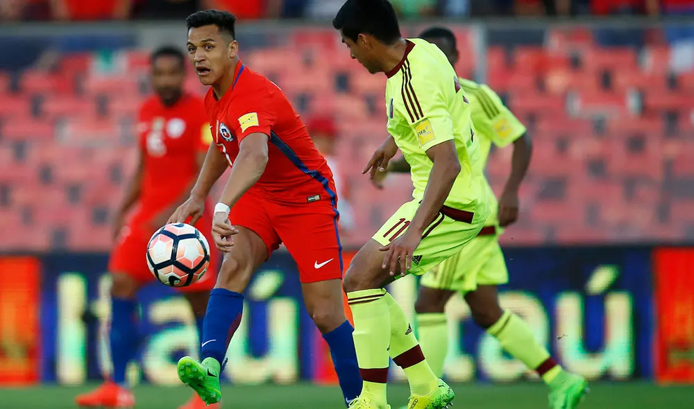 Venezuela nunca ha podido ganarle como local a Chile por eliminatorias. Foto: EFE Venezuela nunca ha podido ganarle como local a Chile por eliminatorias. Foto: EFE