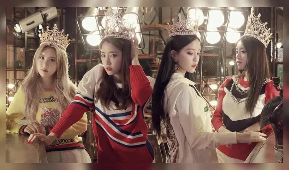 T-ara en su último comeback para la agencia MBK Entertainment.
