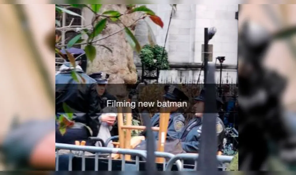 Fotos filtradas del set revelan aspectos de la ciudad Gótica. Foto: Twitter