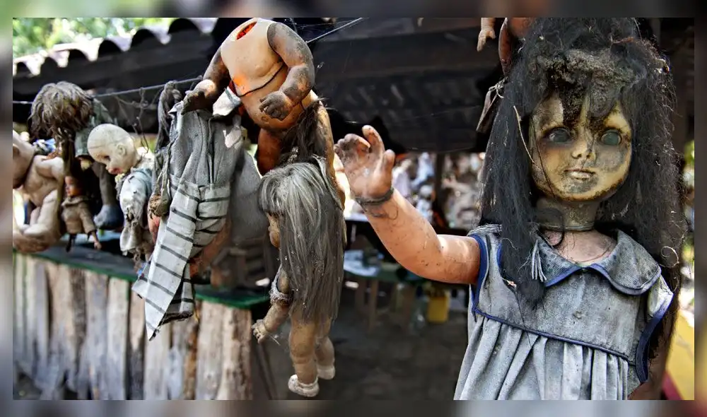  La escalofriante isla donde un hombre vive junto a más de 2 mil muñecas [FOTOS]