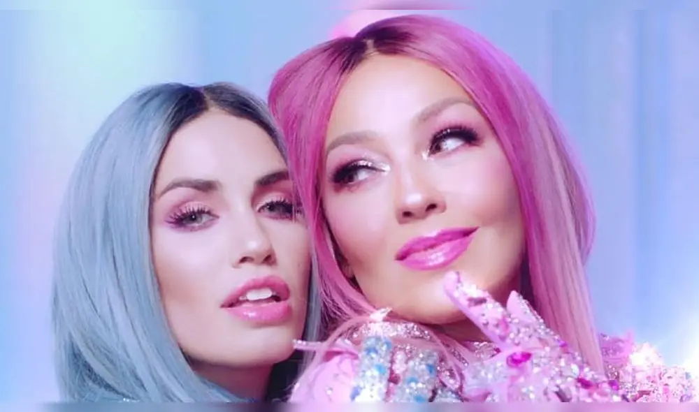 Acusan a Thalía y Lali de imitar a Aerosmith en "Lindo, pero bruto" [VIDEOS]