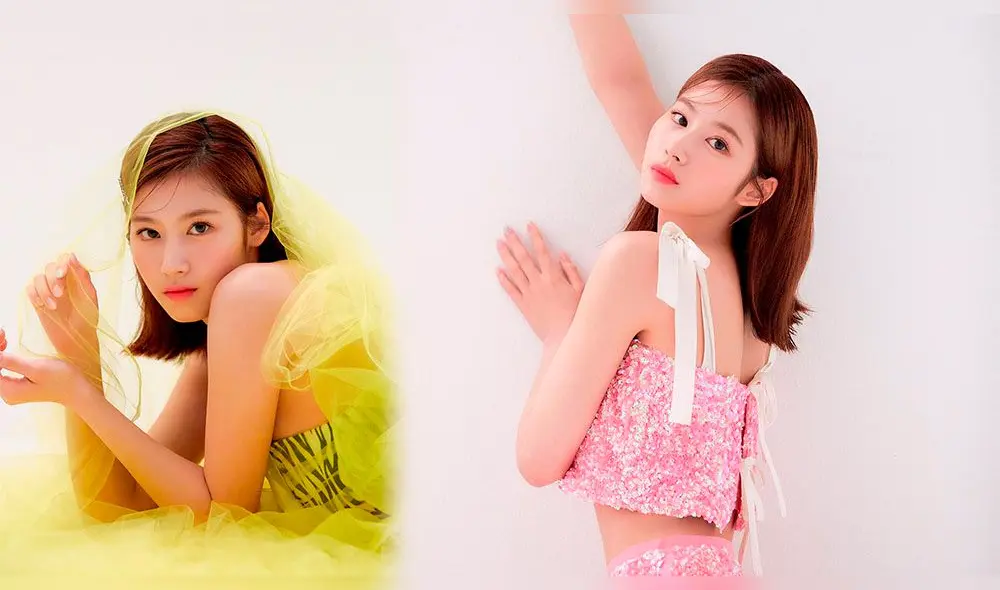 Sana es una de las tres integrantes japonesas de TWICE Sana es una de las tres integrantes japonesas de TWICE