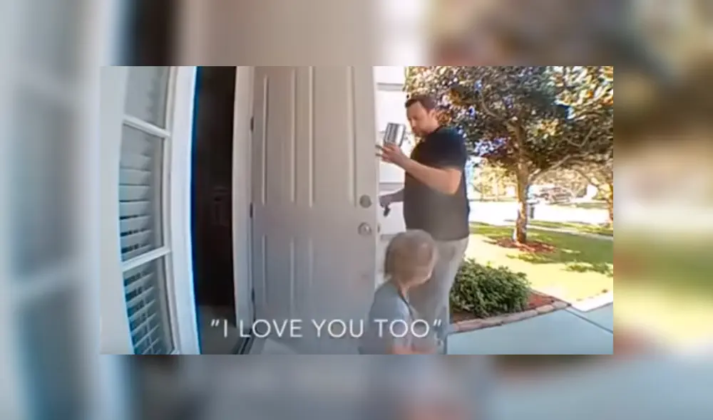 El comentario de la pequeña tomó por sorpresa al hombre, quien reaccionó de una divertida manera. Foto: captura