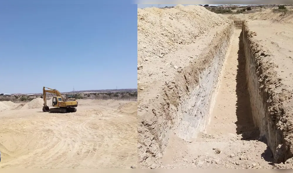 El terreno cuenta con espacio para 700 ataúdes. El terreno cuenta con espacio para 700 ataúdes.