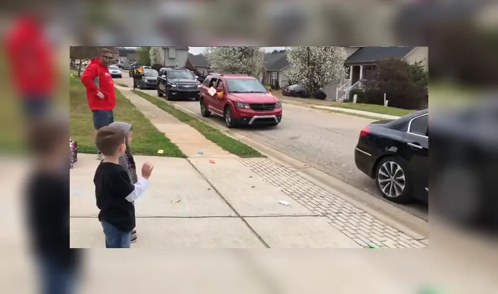 A través de Facebook se hizo viral la curiosa sorpresa que le dieron a un niño luego de que cancelaran su cumpleaños por el coronavirus.