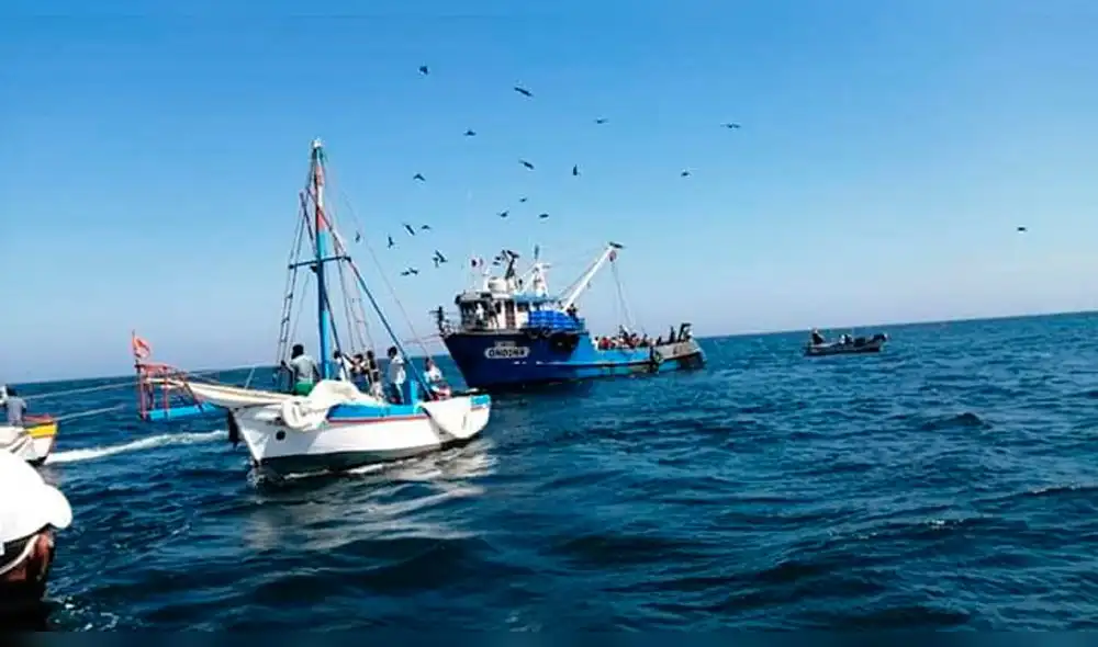 Intervienen embarcación realizando pesca de arrastre Intervienen embarcación realizando pesca de arrastre