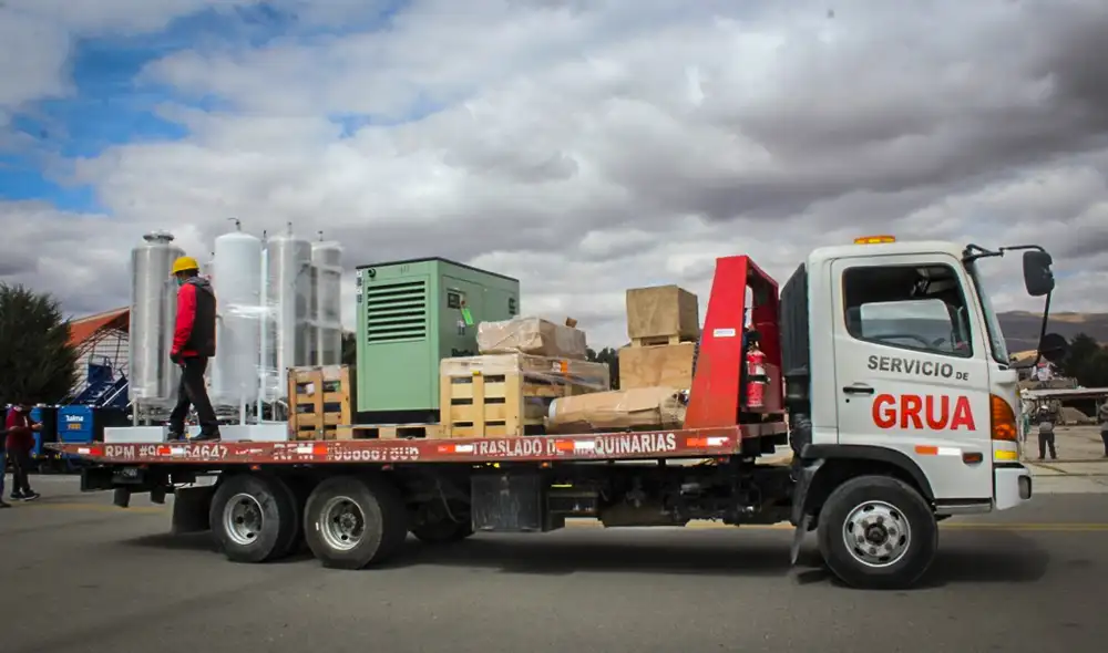 Llegan dos plantas de oxígeno a la región Junín, para pacientes con Covid-19. Llegan dos plantas de oxígeno a la región Junín, para pacientes con Covid-19.