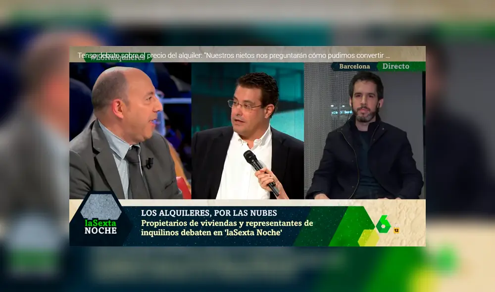 La Sexta Noche: intenso debate sobre el precio del alquiler en España La Sexta Noche: intenso debate sobre el precio del alquiler en España