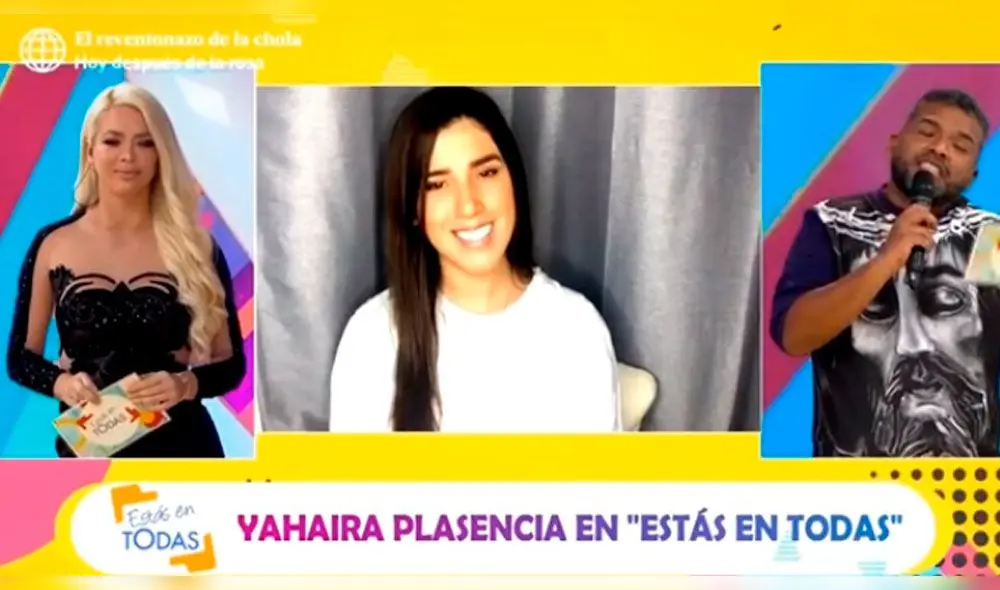 Yahaira Plasencia en Estás en todas  Foto: captura