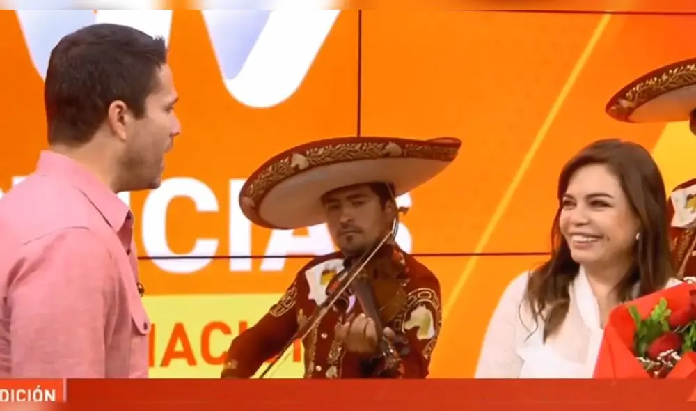 Milagros Leiva se emociona con Paco Bazán al recibir serenata en su despedida Milagros Leiva se emociona con Paco Bazán al recibir serenata en su despedida