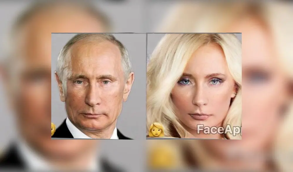 Políticos, deportistas, actores, todos han pasado por el 'truco' de FaceApp. Foto: Twitter.