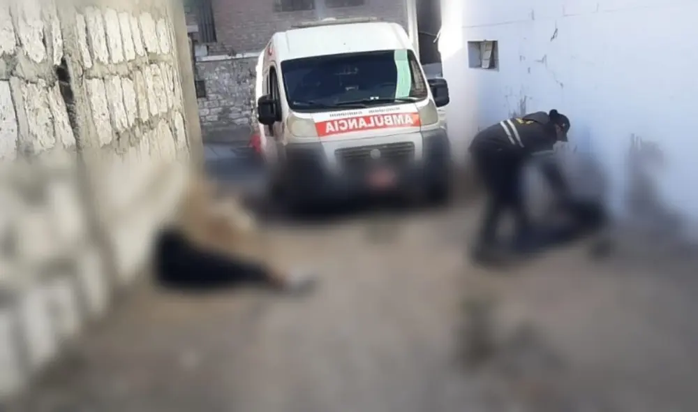 Arequipa. jovenes fueron hallados en una calle de Cayma y llevados ala hospital. Foto Serenazgo Cayma