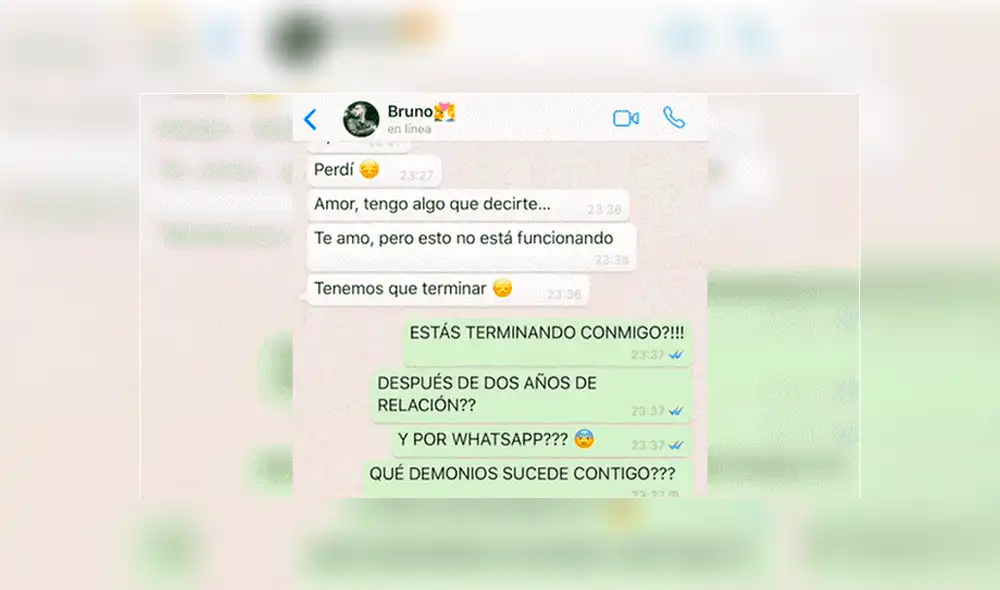 WhatsApp: Joven totalmente ebrio termina revelando oscuro secreto a su novia [FOTOS]