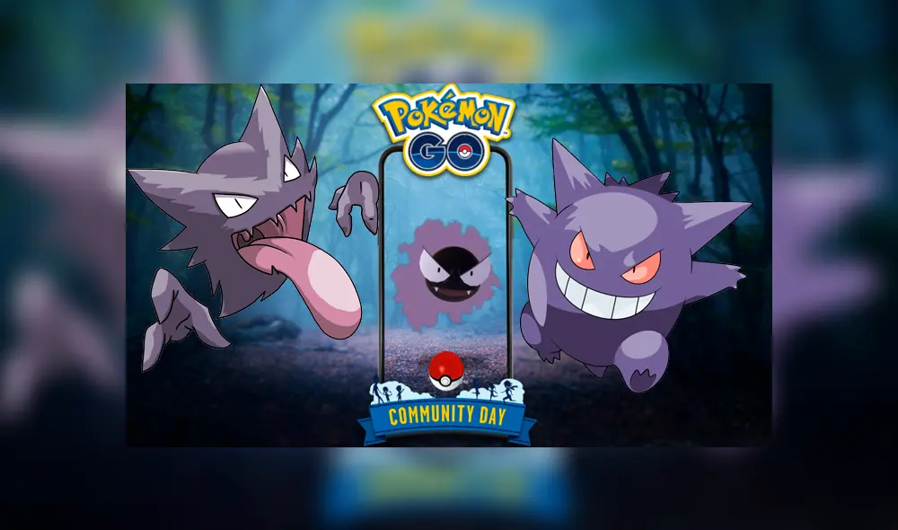 Conoce todos los detalles del Community Day de Gastly en Pokémon GO. Foto: composición La República.