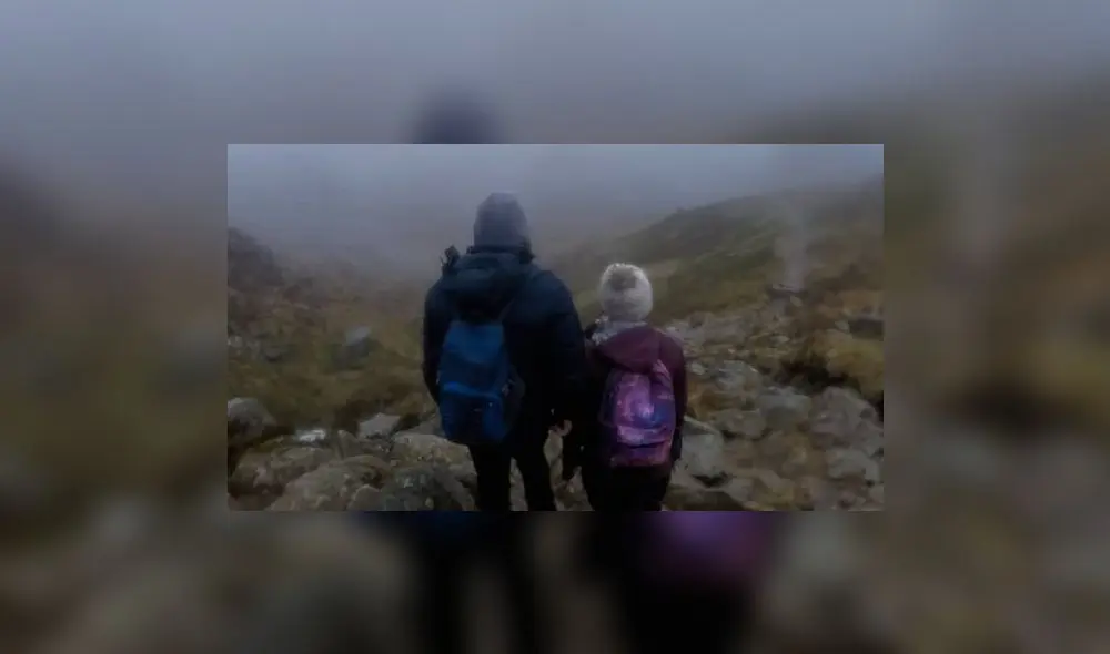 La pareja estaba en el Peak District con la familia de la joven. Foto: Difusión.