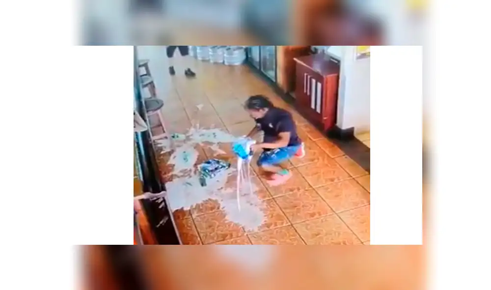 ‘Extraño ente’ empuja a mesero con cerveza en mano y deja horrorizados a miles [VIDEO]
