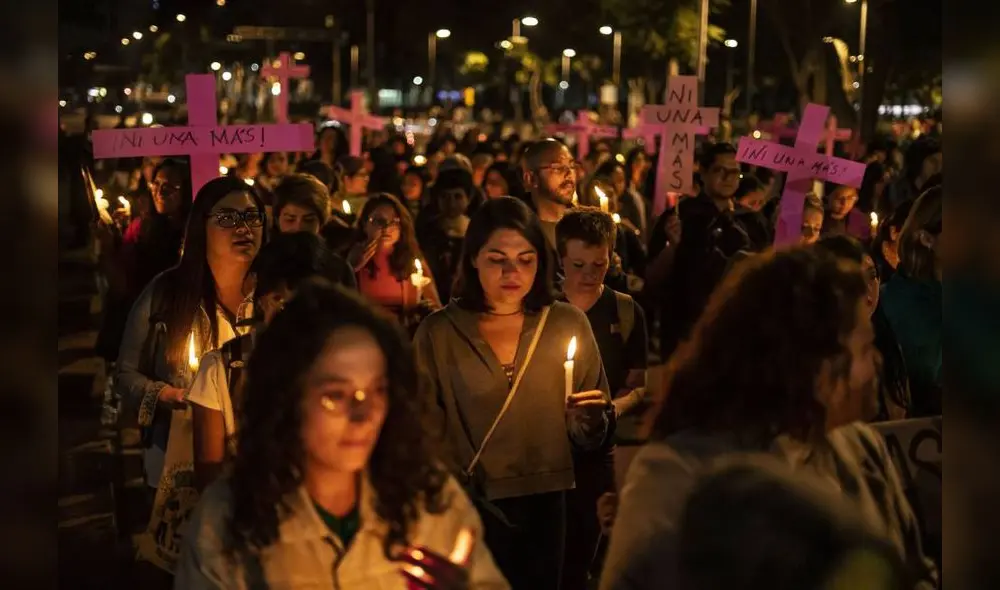 Marcha contra la violencia de género en noviembre de 2019 en México (Foto: El País)
