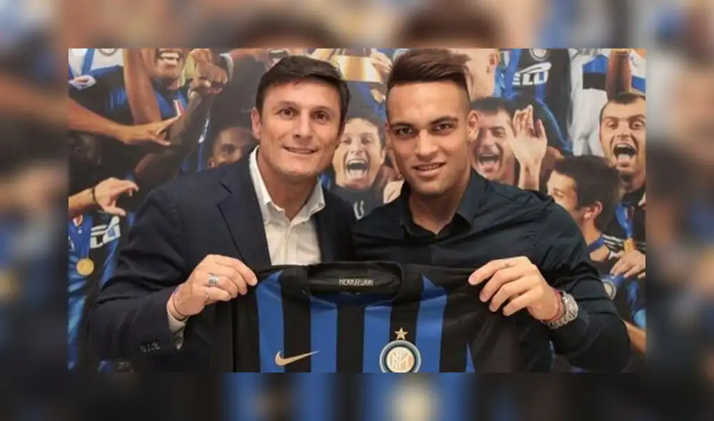 Zanetti está contento con trabajo de Lautaro Martínez. Foto: Inter Zanetti está contento con trabajo de Lautaro Martínez. Foto: Inter