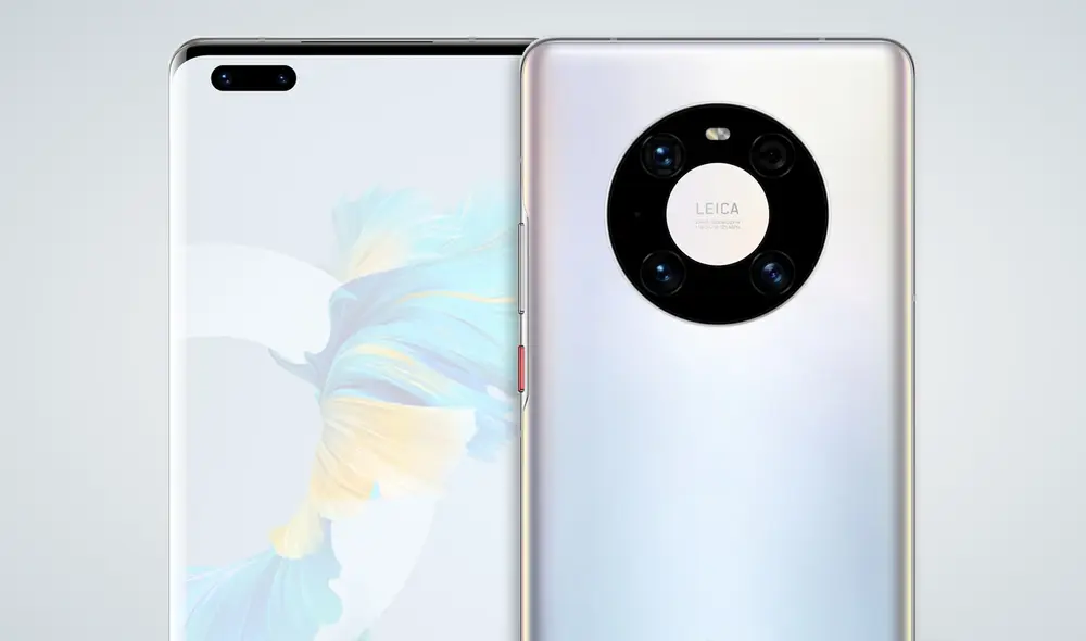 Diseño filtrado del Huawei Mate 40 Pro. Foto: Composición La República