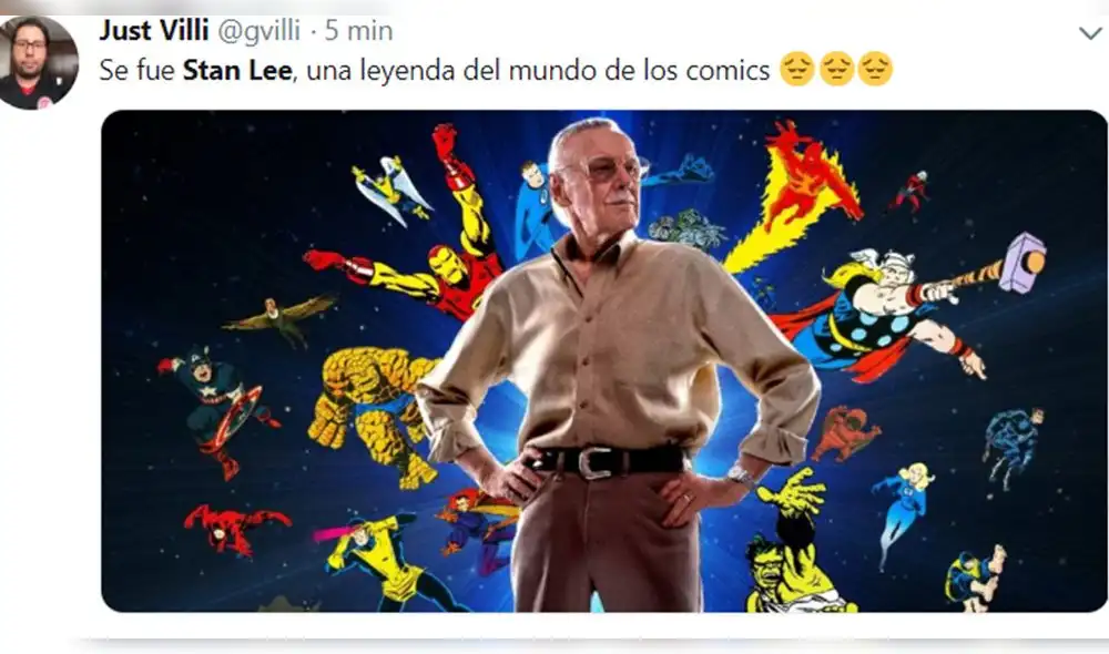 Fans reaccionan ante la muerte de Stan Lee, creador de Marvel [FOTOS]