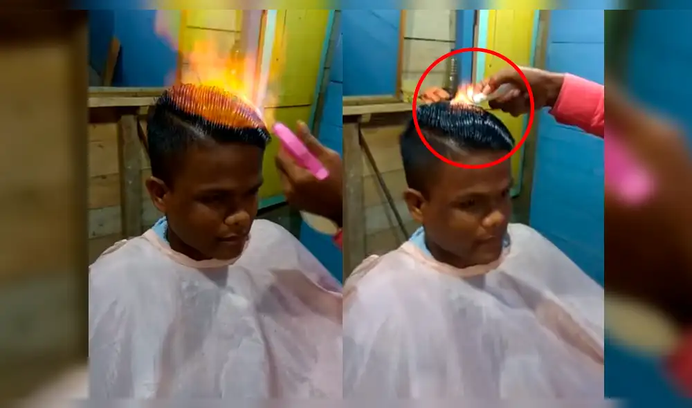 Facebook: Estilista asombra a miles con su peculiar ‘truco’ para peinar a sus clientes [VIDEO]