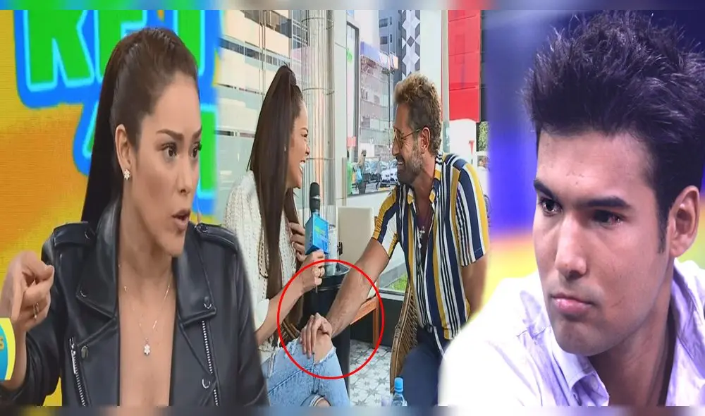 Karen Schwarz entrevista a Gabriel Soto y gesto del actor genera controversia Karen Schwarz entrevista a Gabriel Soto y gesto del actor genera controversia