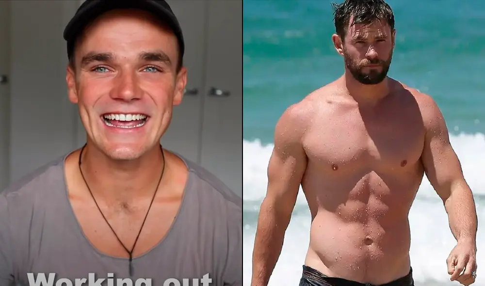amoso youtuber hace la rutina de 'Thor' por 6 semanas e impacta con su radical cambio. Foto: Youtube/Internet amoso youtuber hace la rutina de 'Thor' por 6 semanas e impacta con su radical cambio. Foto: Youtube/Internet
