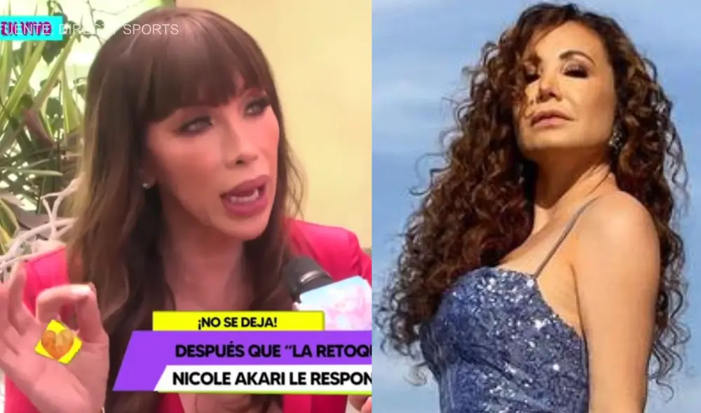 Asesora de modas Nikole Akari se pronuncia ante mal comportamiento de Janet Barboza. Foto: composición LR/ captura de Willax TV/ captura de Instagram Asesora de modas Nikole Akari se pronuncia ante mal comportamiento de Janet Barboza. Foto: composición LR/ captura de Willax TV/ captura de Instagram