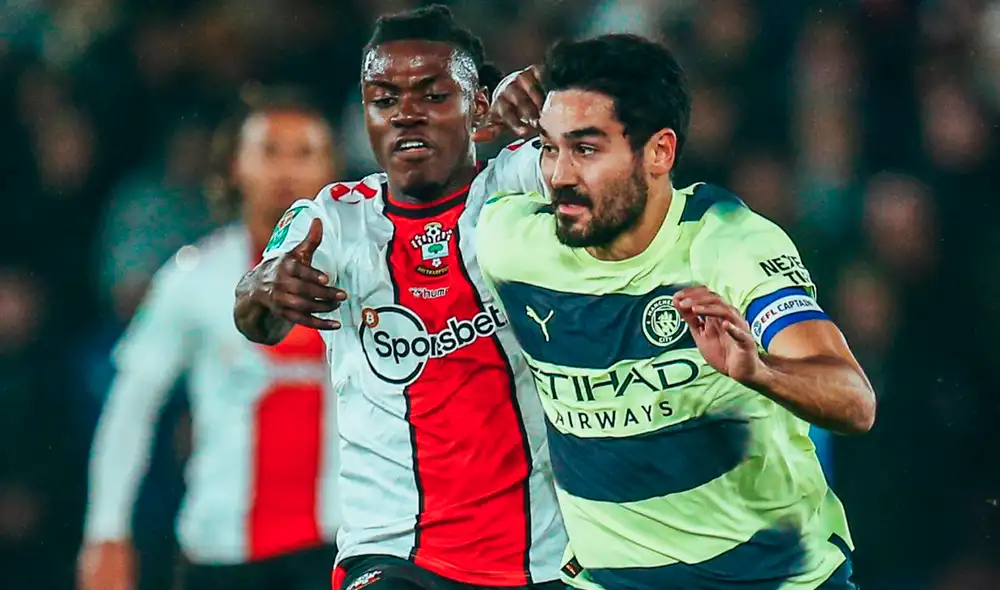 Manchester City vs. Southampton se miden en el St Mary’s Stadium. Foto: Manchester City