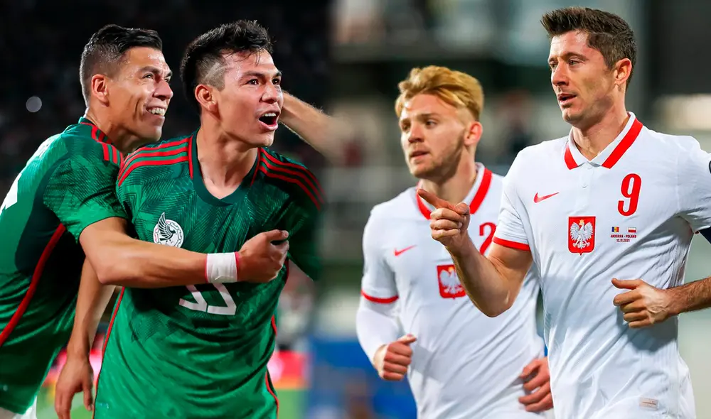 México y Polonia se medirán por el segundo partido del grupo C de Qatar 2022. Foto: composición LR/ AFP