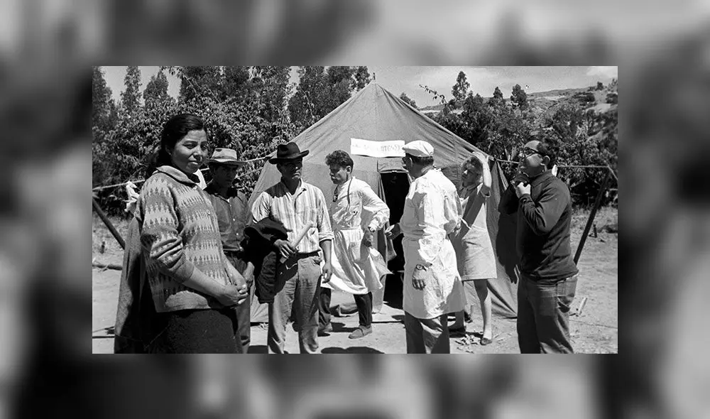 El hospital de campaña soviético. Huaraz. Foto: Valeriy Shustov / Sputnik El hospital de campaña soviético. Huaraz. Foto: Valeriy Shustov / Sputnik
